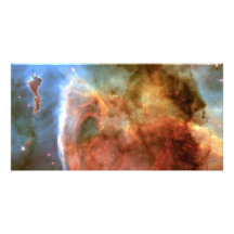 Carina Nebula Keyhole Detail Space Photo Card Template