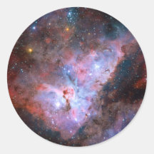 Carina Nebula NGC 3372 72 x 72 Light Year Region Sticker