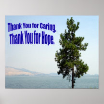 Caring to Hope Poster