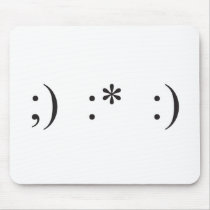 carinhas teclado mouse pad