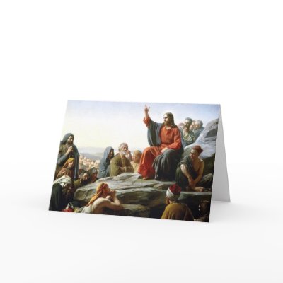 Carl Heinrich Bloch - Sermon on the Mount Card