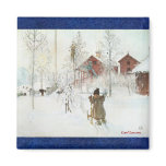 Carl Larsson and a Swedish Christmas magnets