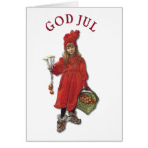 Carl Larsson: Brita - God Jul! Cards