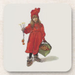 Carl Larsson Brita Little Swedish Girl Coaster