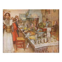 Carl Larsson: Christmas Eve Invites