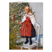 Carl Larsson Christmas Tree Note Cards