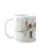Carl Larsson - Front Yard and the Wash House Coffee Mug