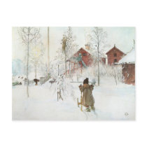 Carl Larsson - Front Yard and the Wash House