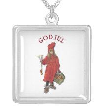 Carl Larsson God Jul Merry Christmas 1901 Pendants