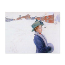 Carl Larsson Lisbeth's New Hat Holiday Winter