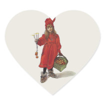 Carl Larsson Little Swedish Girl: Brita as Iduna Stickers