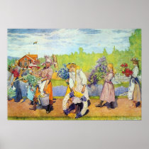Carl Larsson: Outside Summer Winds Are Blowing