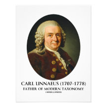 Carl Linnaeus Father Of Modern Taxonomy Custom Announcement