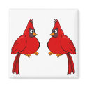 Carlee & Carlie Cardinal magnets