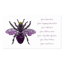 Carleigh's Queen Bee Business Cards