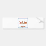 Carlsbad California BlueBox Bumper Sticker