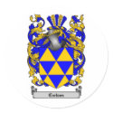 CARLSON FAMILY CREST -  CARLSON COAT OF ARMS stickers