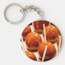 Carmel Apple Keychain