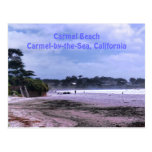 Carmel Beach in California Travel Postcard