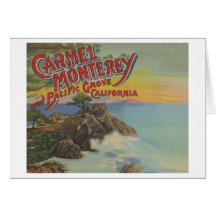 Carmel, Monterey, & Pacific Grove, CA - Welcomes Card