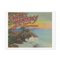 Carmel, Monterey, & Pacific Grove, CA - Welcomes Post Card