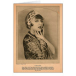 Carmel Myers 1924 vintage portrait Card