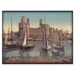 Carnarvon Castle Vintage Photo flyers