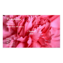 Carnation Business Card Templates