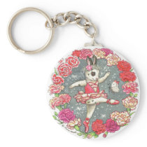 Carnation Keychain