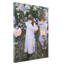Carnation, Lily, Lily, Rose 1885-86 Canvas Prints