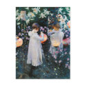 Carnation, Lily, Lily, Rose - John Singer Sargent postcards