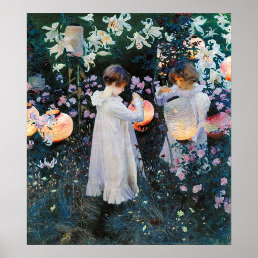 Carnation, Lily, Lily, Rose - John Singer Sargent Print