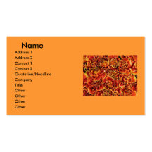 Carnations Business Card