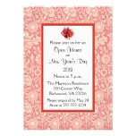 Carnations Open House New Year's Day Invitation