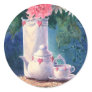 CARNATIONS & TEAPOT by SHARON SHARPE Stickers