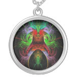Carnaval Abstract Silver Necklace