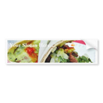 Carne Asada Tacos Guacamole Bumper Stickers