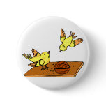 Carnie & Carny Canary buttons