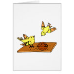 Carnie & Carny Canary Greeting Cards