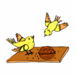 Carnie & Carny Canary photo sculptures