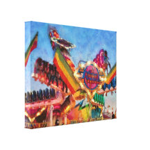 Carnival - A most colourful ride Gallery Wrap Canvas