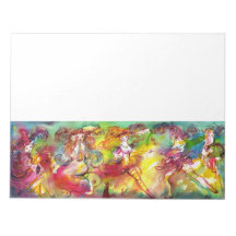 CARNIVAL BALLET/ Venetian Masquerade,Dance Music Memo Pads