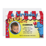 Carnival Circus Photo Invitation