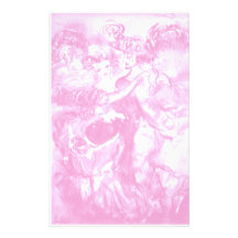 CARNIVAL DANCE , pink white Customised Stationery