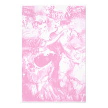 CARNIVAL DANCE ,soft  pink white Stationery Design