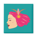 Carnival Girl magnets