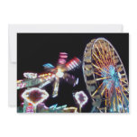Carnival night fair ride photograph party picture! invitations