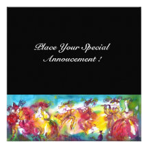 CARNIVAL NIGHT, Mardi Gras Masqureade ,Dance,Music Personalised Invitations