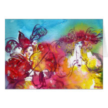 CARNIVAL NIGHT / Venetian Masquerade,,Dance Music Greeting Cards