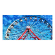 Carnival - Round and Round Photo Cards